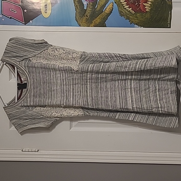 Grey Tshirt Dress From Xhilaration - Picture 1 of 5